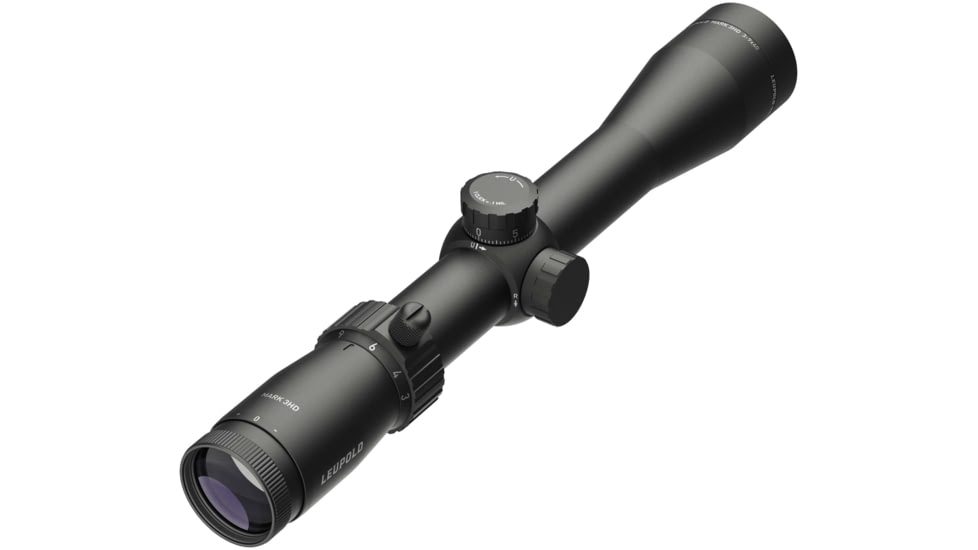 Leupold Mark 3HD 3-9x40mm Rifle Scope, 30 mm Tube, Second Focal Plane, Black, Matte, Non-Illuminated MilDot Reticle, Mil Rad Adjustment, 180665