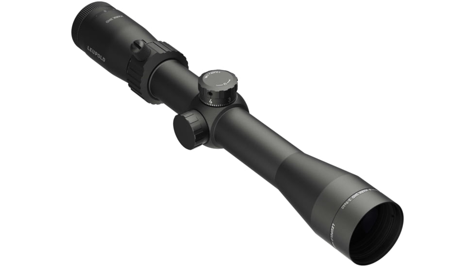 Leupold Mark 3HD 3-9x40mm Rifle Scope, 30 mm Tube, Second Focal Plane, Black, Matte, Non-Illuminated MilDot Reticle, Mil Rad Adjustment, 180665