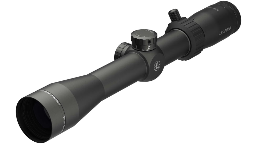 Leupold Mark 3HD 3-9x40mm Rifle Scope, 30 mm Tube, Second Focal Plane, Black, Matte, Non-Illuminated MilDot Reticle, Mil Rad Adjustment, 180665