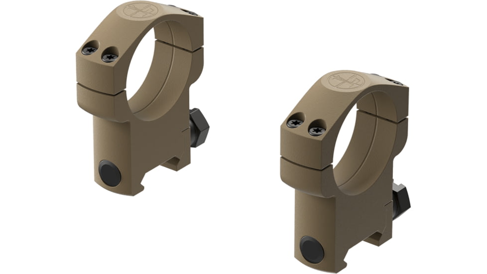 Leupold Mark 4 35mm Super High Aluminum Scope Ring, FDE, Small, 185238