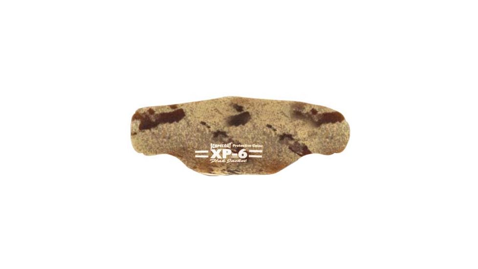 Scopecoat Leupold Mark 4 CQ/T Rifle Scope Covers - XP-6 Flak Jacket ,6mm, Natural Gear
