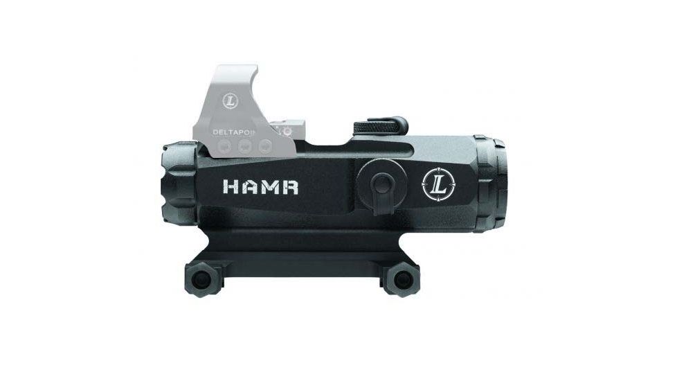 Demo,Leupold Mark 4 HAMR 4x24 Rifle Scope, Matte Black, Illum CM-R2 Reticle 119448-DEMO