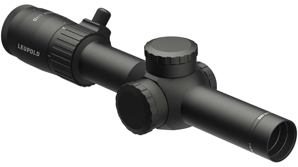 Leupold Mark 4HD 1-4.5x24 Rifle Scope, 30mm Tube, Second Focal Plane, Illum. FireDot BDC, Black, Small, 183315