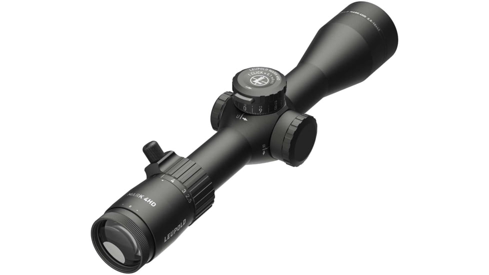 Leupold Mark 4HD 2.5-10x42 Rifle Scope, 30mm Tube, First Focal Plane, Illum. TMR, Black, Small, 183738
