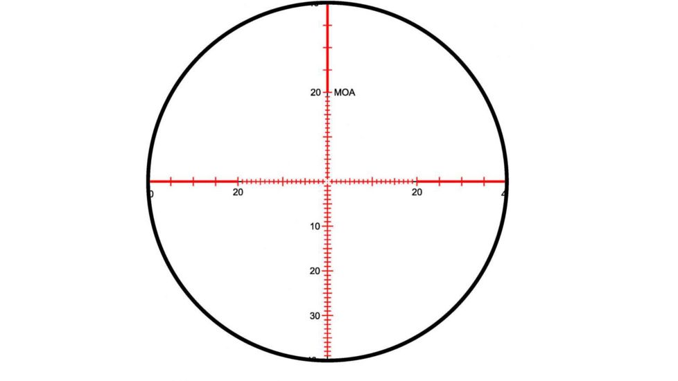 Leupold Mark 5HD 5-25x56mm Rifle Scope, 35 mm Tube, First Focal Plane, Black, Matte, Red PR1-MOA Reticle, MOA Adjustment, 176449