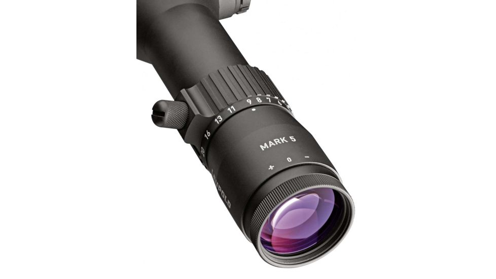 Leupold Mark 5HD 5-25x56mm Rifle Scope, 35 mm Tube, First Focal Plane, Black, Matte, Non-Illuminated PR1-MOA Reticle, MOA Adjustment, 176448