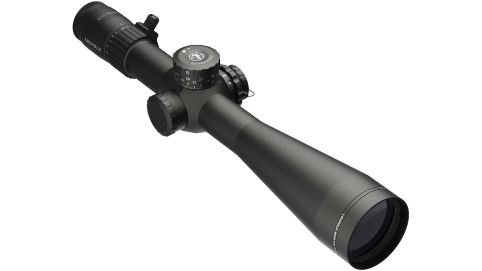 Leupold Mark 5HD 5-25x56mm Rifle Scope, 35 mm Tube, First Focal Plane, Black, Matte, Red PR1-MIL Reticle, Mil Rad Adjustment, 180610