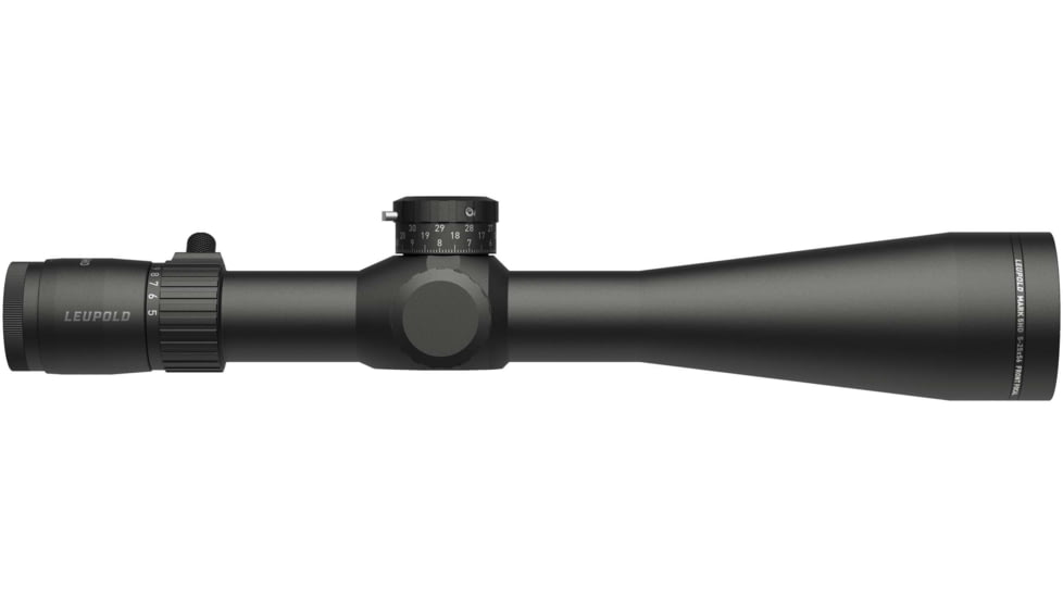 Leupold Mark 5HD 5-25x56mm Rifle Scope, 35 mm Tube, First Focal Plane, Black, Matte, Red PR1-MIL Reticle, Mil Rad Adjustment, 180610