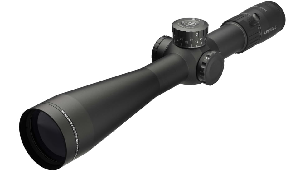 Leupold Mark 5HD 5-25x56mm Rifle Scope, 35 mm Tube, First Focal Plane, Black, Matte, Non-Illuminated PR1-MIL Reticle, Mil Rad Adjustment, 180609