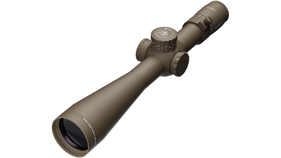 Leupold Mark 5HD 7-35x56 Rifle Scope, 35mm Tube, First Focal Plane, Tremor 3, FDE, Small, 185074