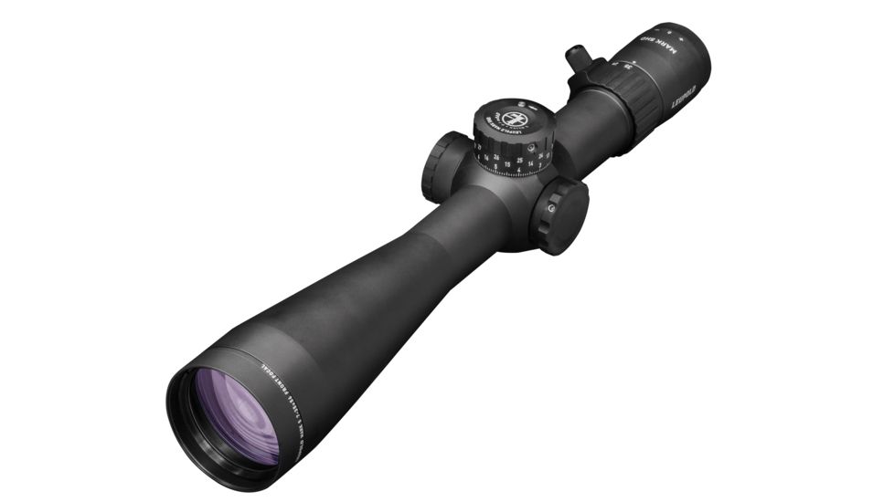 Leupold Mark 5HD 7-35x56mm Rifle Scope, 35 mm Tube, First Focal Plane, Black, Matte, Red TMR Reticle, Mil Rad Adjustment, 176124