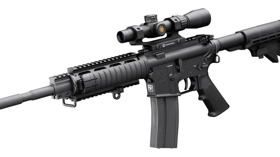 Leupold Mark AR MOD 1 1.5-4x20mm P5 Dial Rifle Scope, Matte Black, FireDot SPR Reticle 115387