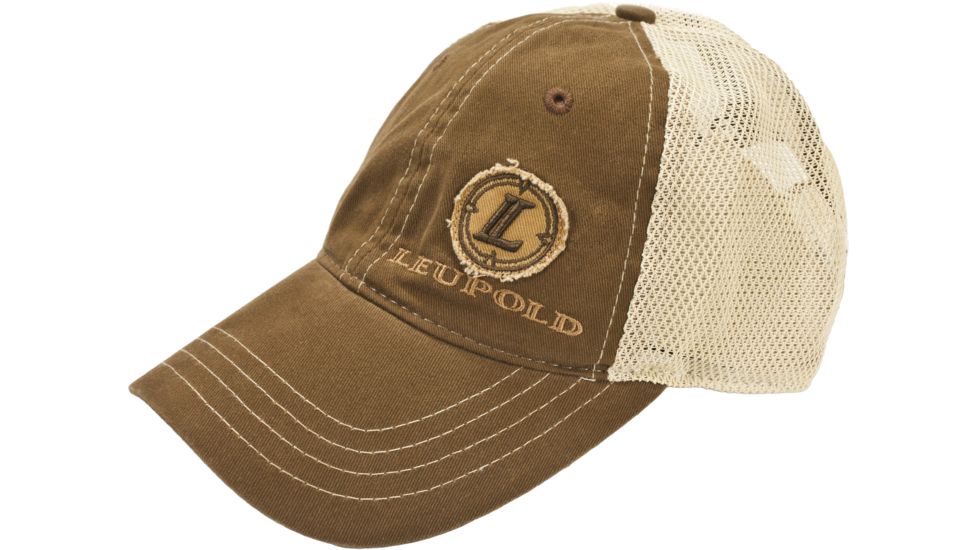 Leupold Mesh Ball Promo Cap, Brown/Tan MBCAP