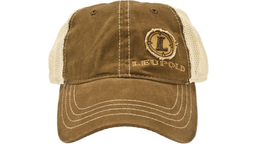 Leupold Mesh Ball Promo Cap, Brown/Tan MBCAP
