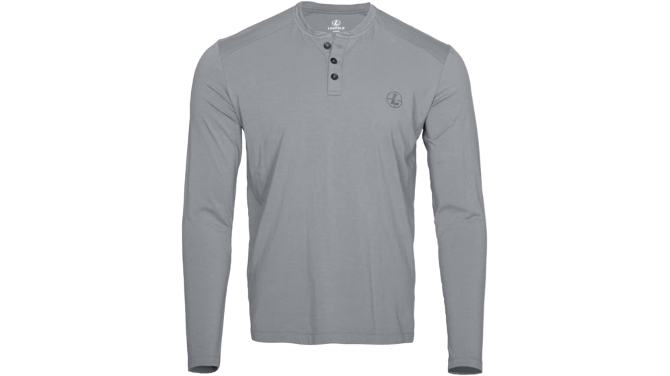 Leupold Moab Lightweight UPF Henley T-Shirt - Mens, Slate Gray, XL, 181688