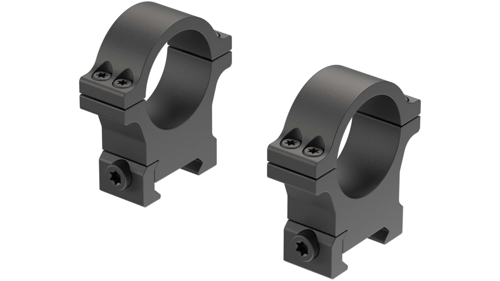 Leupold Open Range Cross-Slot Rings, 30mm High, Matte Black, 180948