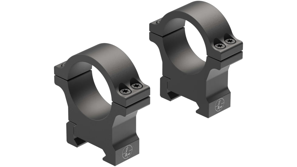 Leupold Open Range Cross-Slot Rings, 30mm High, Matte Black, 180948