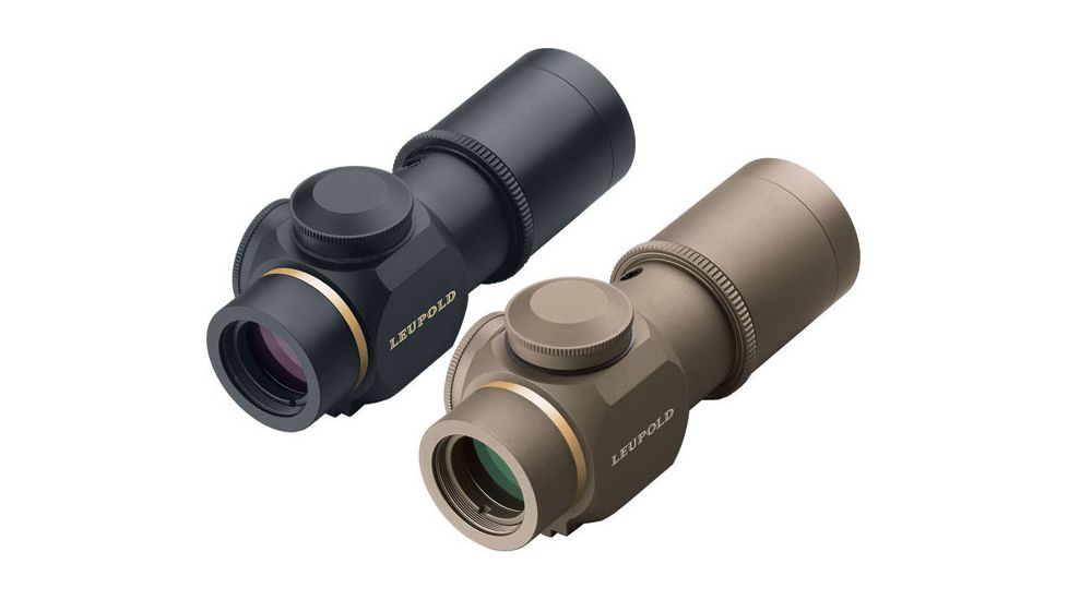 Leupold Prismatic 1x14 Rifle Scope with Illuminated Double Circle Dot Reticle - Matte / Dark Earth 66170 66175 Rifle Scope