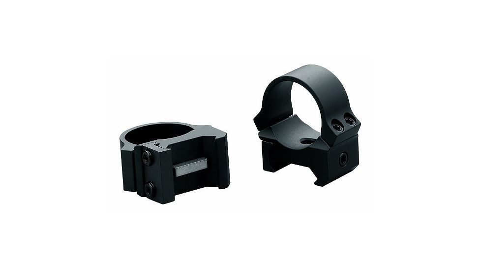 Leupold PRW Weaver Style Rings, 1in, High, Matte Black, 54150