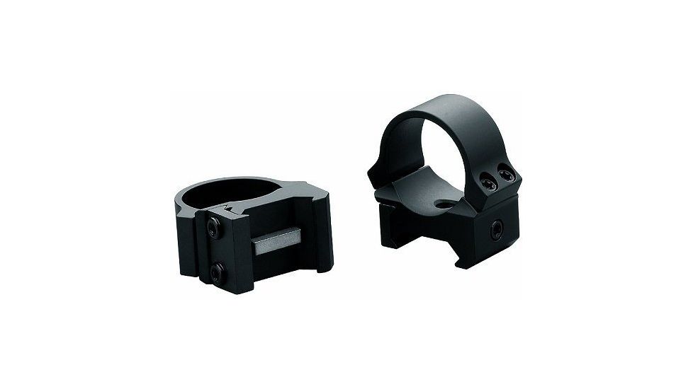 Leupold PRW Weaver Style Rings, 1in, Med, Matte Black, 54149