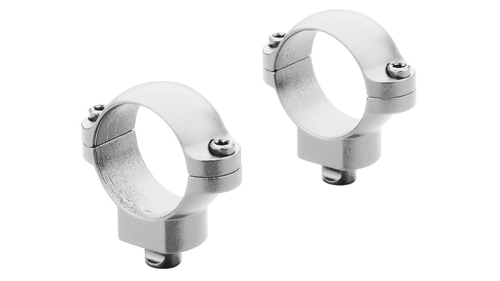 Leupold Quick Release Rifle Scope Rings, 1in Diameter, Low, Silver