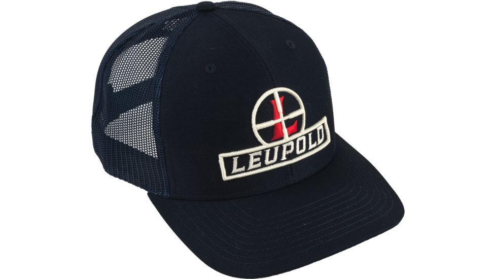 Leupold Reticle Trucker Flat Bill Hat - Mens, Navy, OS, 175508