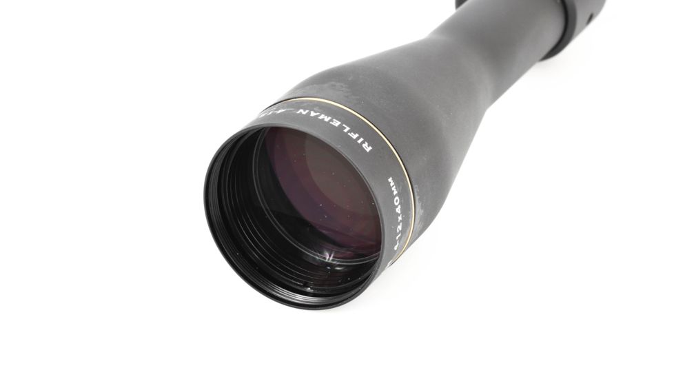 Leupold Rifleman 4-12x40 Fully Coated Lens Wide Duplex Reticle Rifle Scope, Black