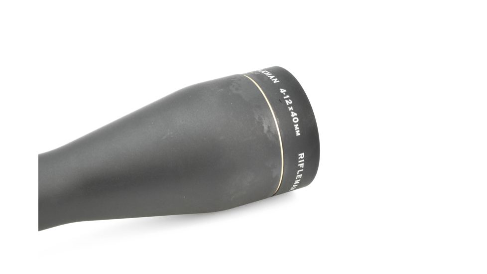 Leupold Rifleman 4-12x40 Fully Coated Lens Wide Duplex Reticle Rifle Scope, Black