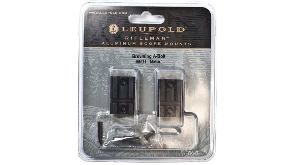 Leupold Rifleman Rifle Scope Mount Base, 2-pc, Browning A-Bolt, Matte Black