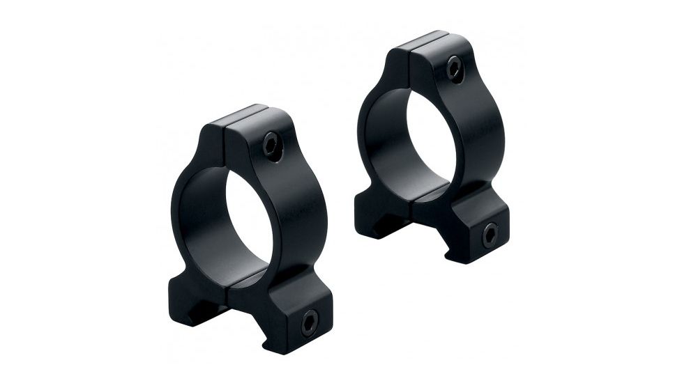 Leupold Rifleman Rifle Scope Rings, Vertical Split, 0.826in Height, Glossy Black, 57415