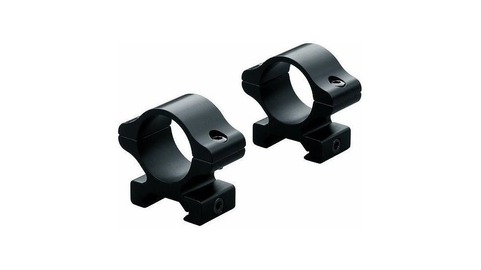 Leupold Rifleman Rifle Scope Rings, Detachable, 1in, 1.147in Height, Matte Black, 55870