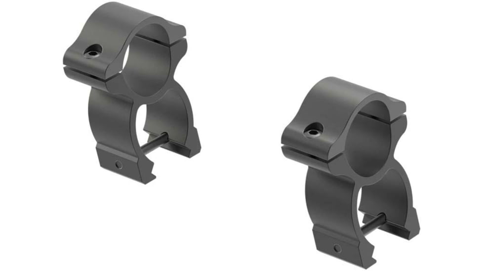 Leupold Rifleman Rifle Scope Rings, See-Thru, 1in, 1.44in Height, Matte Black, 55880