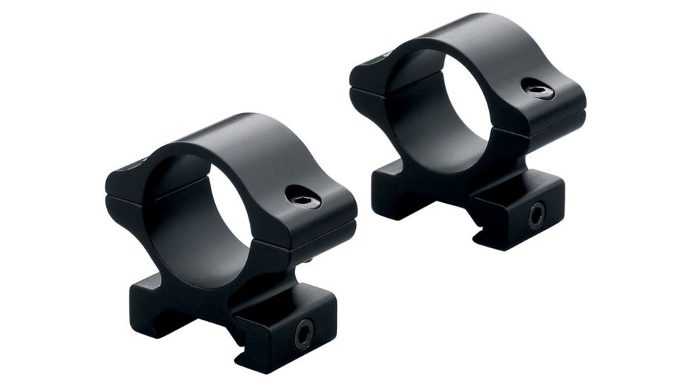 Leupold Rifleman Rifle Scope Rings, Detachable, 1in, High, Glossy Black, 57390