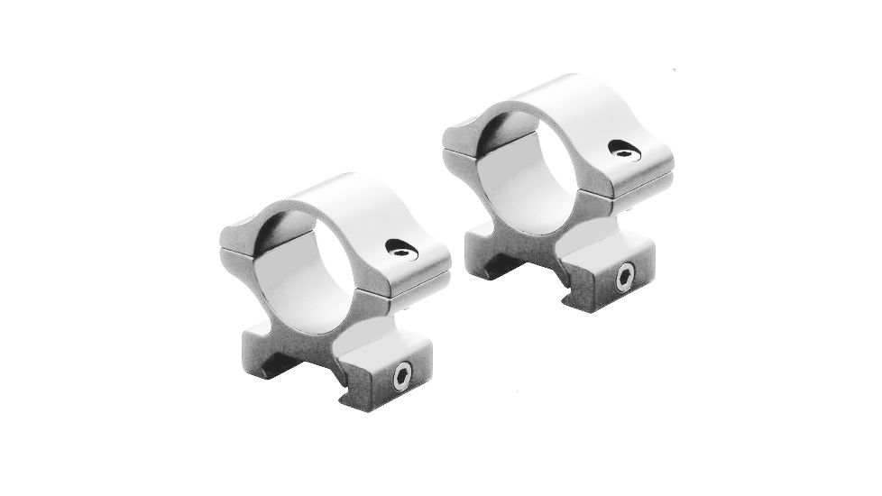 Leupold Rifleman Rifle Scope Rings, Detachable, 1in, Medium, Silver, 57385