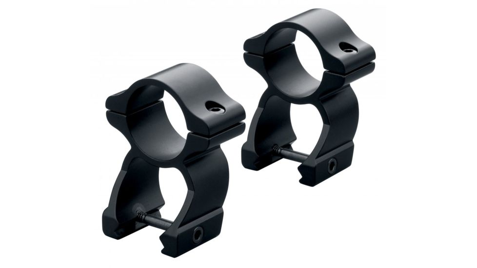 Leupold Rifleman Rifle Scope Rings, Detachable See-Thru, 1in, High, Glossy Black, 57395