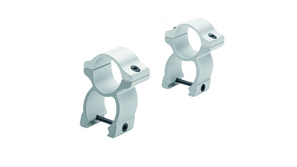 Leupold Rifleman Rifle Scope Rings, Detachable See-Thru, 1in, High, Silver, 57400