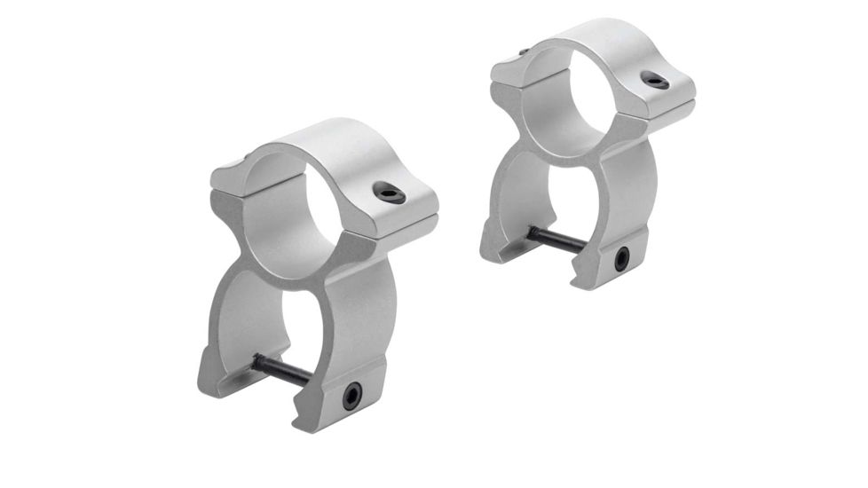 Leupold Rifleman Rifle Scope Rings, Detachable See-Thru, 1in, High, Silver, 57400