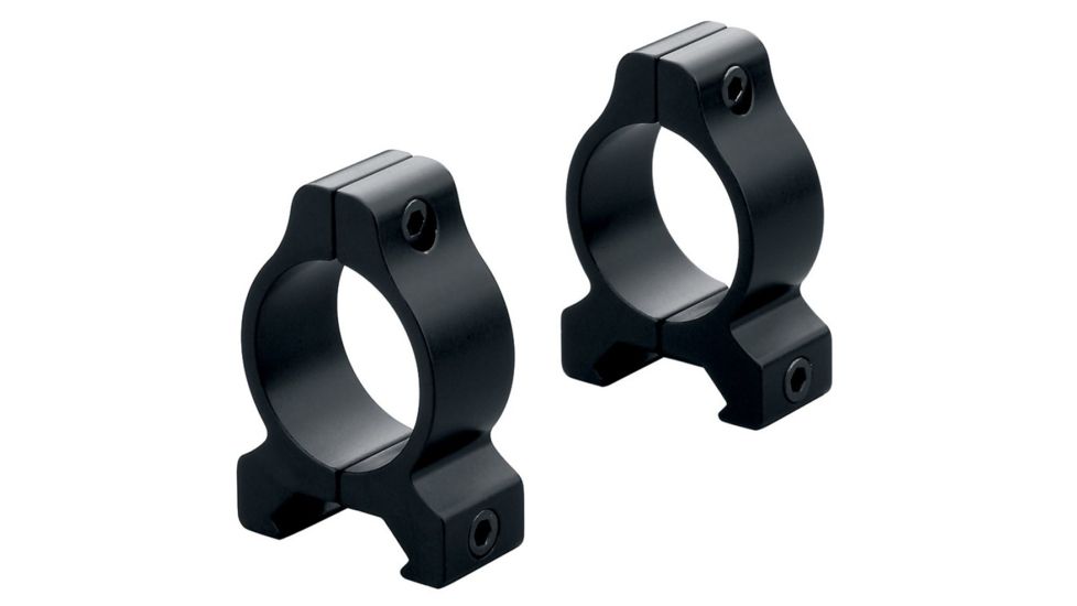 Leupold Rifleman Rifle Scope Rings, Vertical Split, 0.826in Height, 1in, Matte Black, 55850