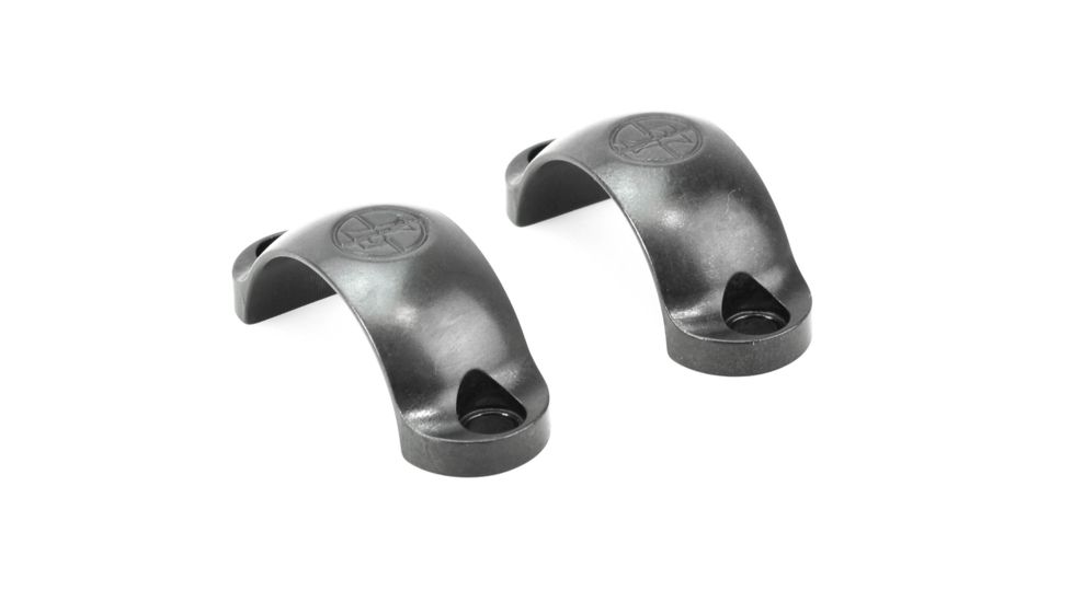 Leupold RM Rimfire No Tap Rings, 3/8in, 0.87in Height, 1in Tube, Glossy Black, Medium, 54289, EDEMO2