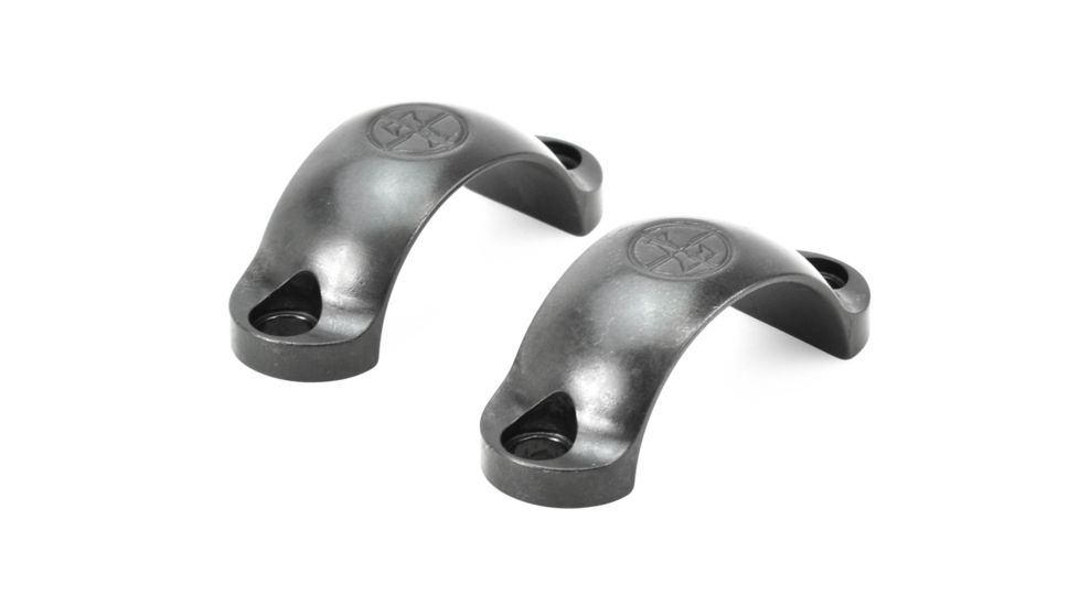 Leupold RM Rimfire No Tap Rings, 3/8in, 0.87in Height, 1in Tube, Glossy Black, Medium, 54289, EDEMO2