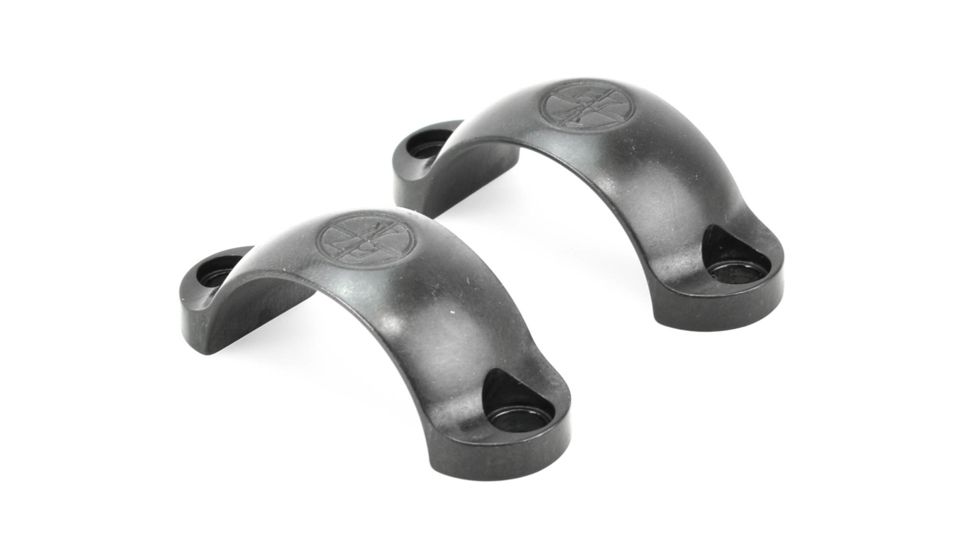 Leupold RM Rimfire No Tap Rings, 3/8in, 0.87in Height, 1in Tube, Glossy Black, Medium, 54289, EDEMO2