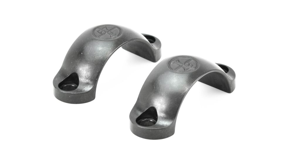 Leupold RM Rimfire No Tap Rings, 3/8in, 0.87in Height, 1in Tube, Glossy Black, Medium, 54289, EDEMO2