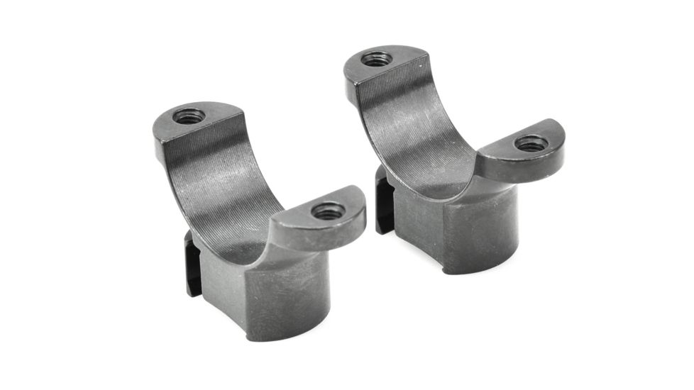Leupold RM Rimfire No Tap Rings, 3/8in, 0.87in Height, 1in Tube, Glossy Black, Medium, 54289, EDEMO2