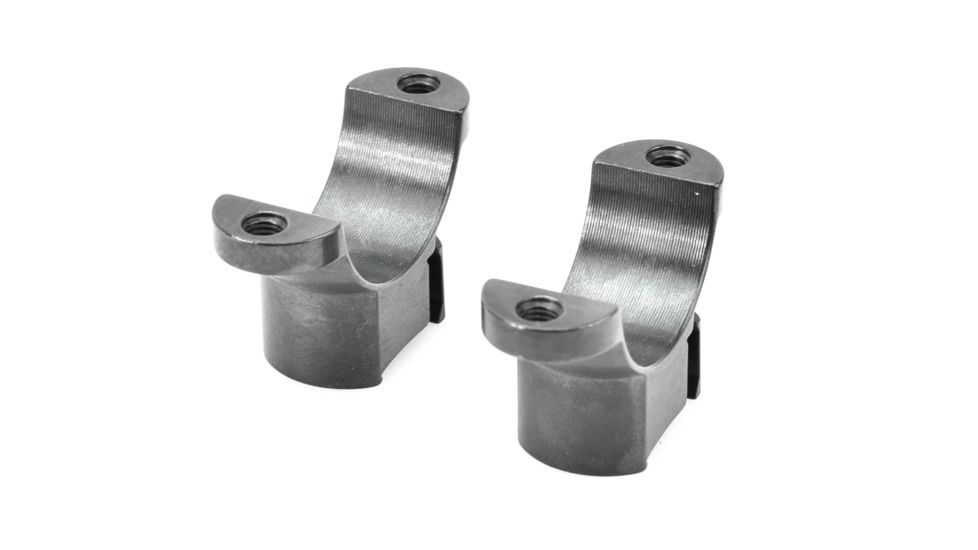 Leupold RM Rimfire No Tap Rings, 3/8in, 0.87in Height, 1in Tube, Glossy Black, Medium, 54289, EDEMO2