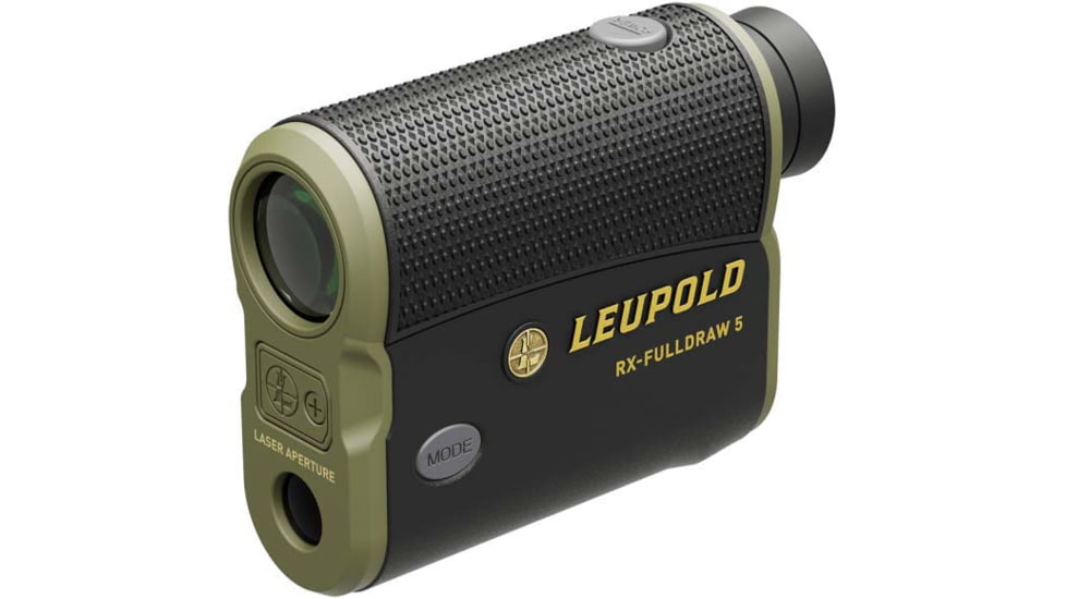 Leupold RX-FullDraw 5 6x Rangefinder, CR2 Battery, OLED, Black/Green, 182444