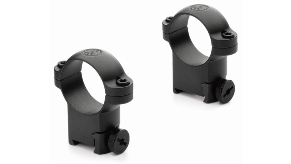 Leupold Sako Ring Mounts, 1in, High, Matte Black - 54410