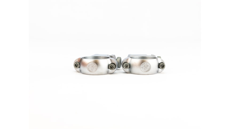 Leupold Sako Ring Mounts, 1in, High, Silver - 51720