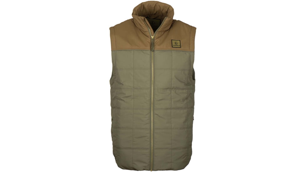 Leupold Santiam Insulated Vest - Men's, 2XL, Ash Green/Shadow Brown, 183069