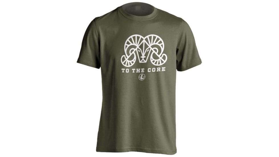 Leupold Sheep to the Core Short Sleeve Shirt - Mens, Cotton/Poly Blend, Military Green, Large 175152