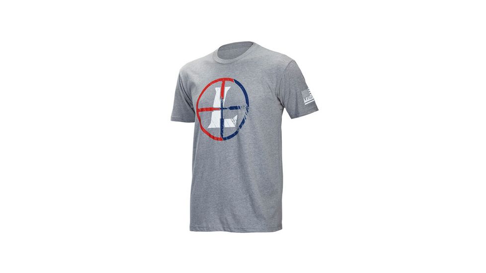 Leupold SS USA Reticle Tee, Grey Heather, 3XL, 172573